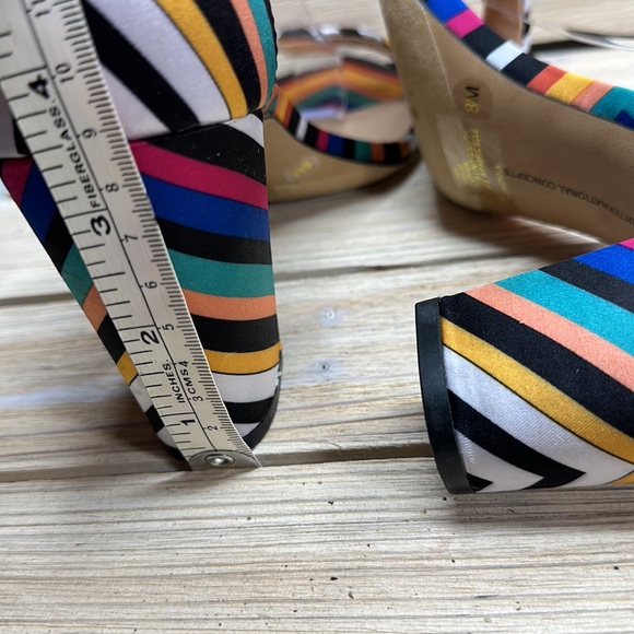 INC Kivah Multi Color Block Heel Sandals Size 8M - Picture 11 of 12